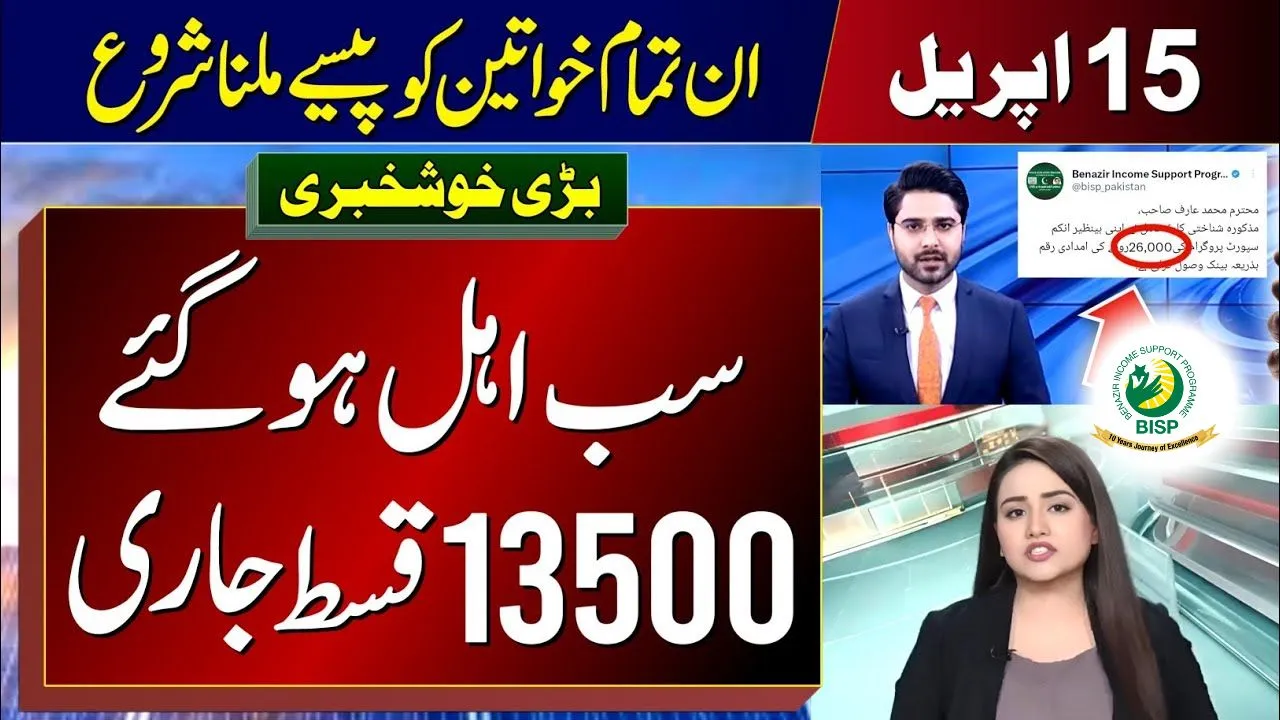 8171 Ehsaas Program 2025 - BISP New Payment 15 April 2025